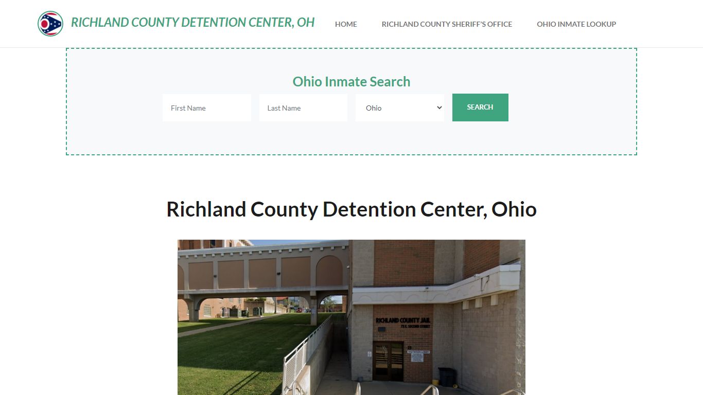 Richland County Detention Center, OH Inmate Roster, Offender Search